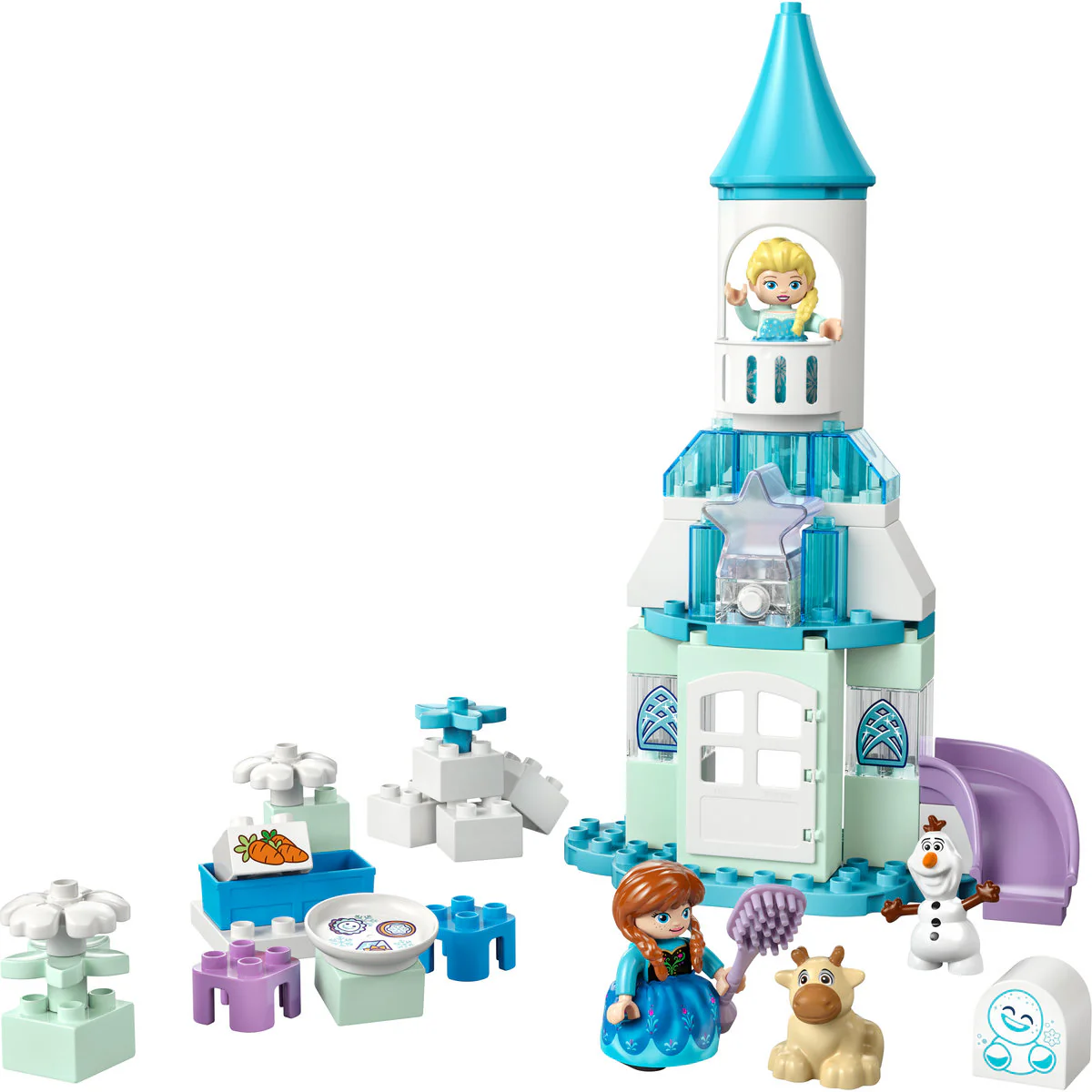 LEGO DUPLO Disney Anna and Elsa’s Frozen Castle Party Buildable Toddler Toy 10455 - Image 5