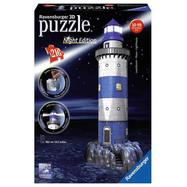 Ravensburger Lighthouse 216 Piece 3D Jigsaw Puzzle