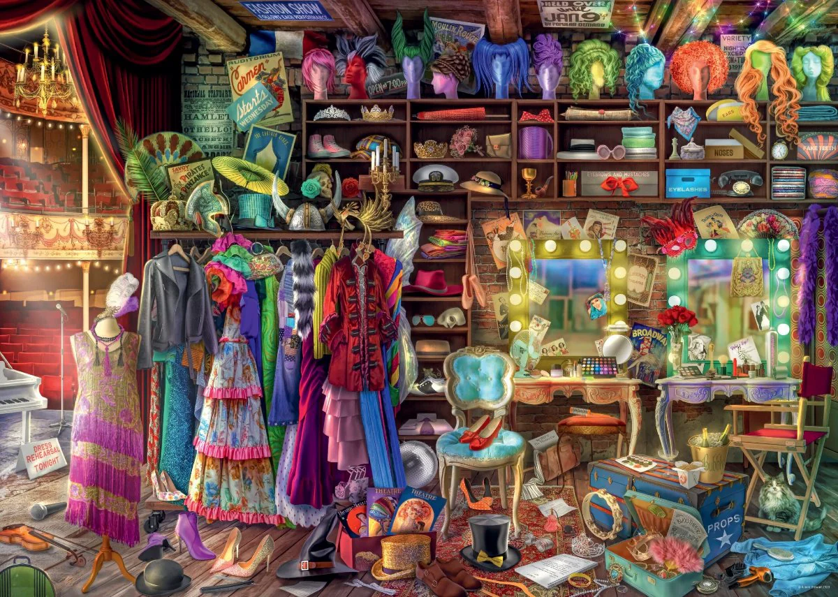 Ravensburger Aimee Stewart, Behind the Scenes 1000 Piece Jigsaw Puzzle - Image 2