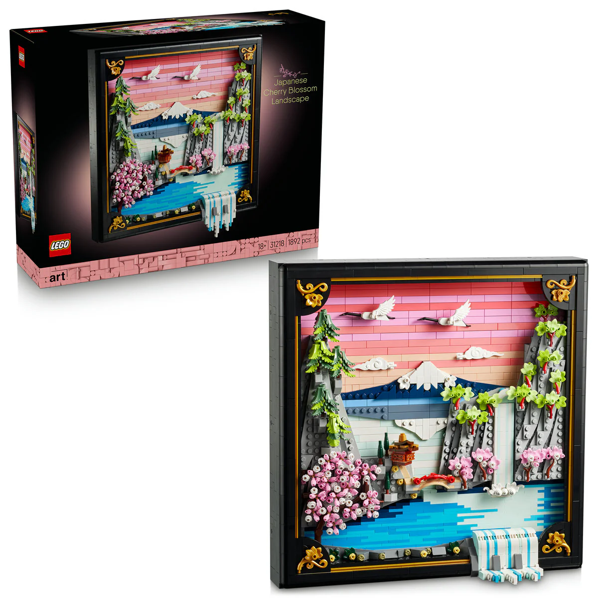 LEGO Art Japanese Cherry Blossom Landscape Set 31218