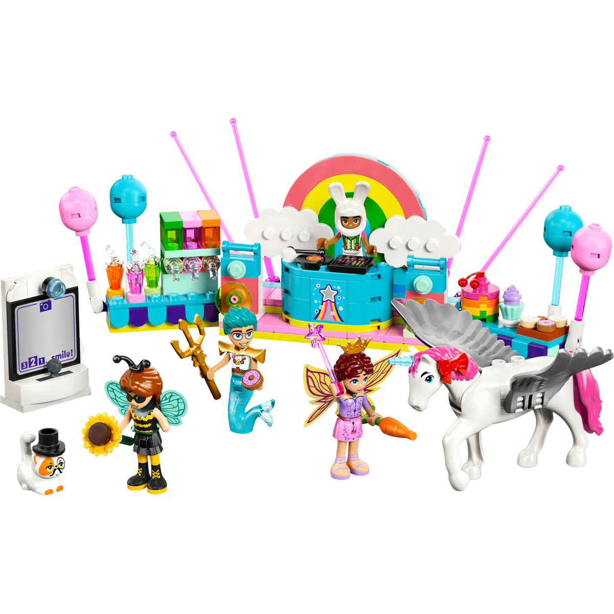 LEGO Friends Costume Party with Unicorn & Fairy Pretend-Play Building Kit 42661 - Image 5
