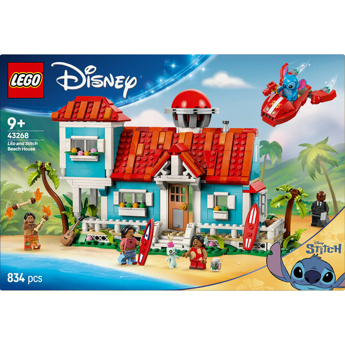 LEGO Disney Lilo and Stitch Beach House Set 43268 - Image 2