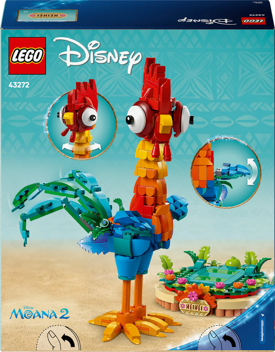 LEGO Disney Moana 2 Heihei Building Toy Set 43272 - Image 3