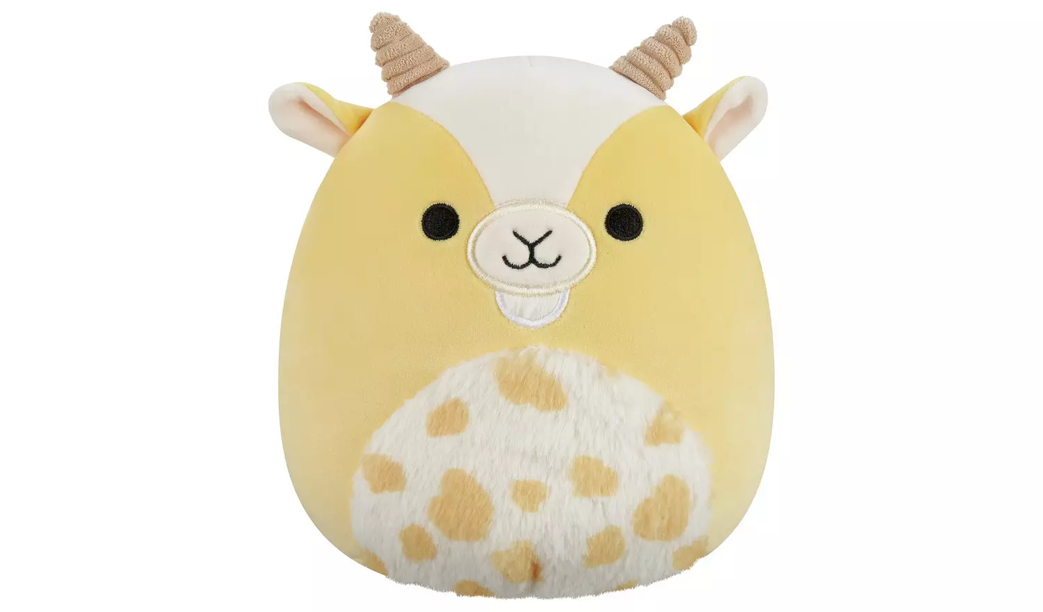 7.5 Squishmallows Miel - Yellow Goat With Spotted Belly