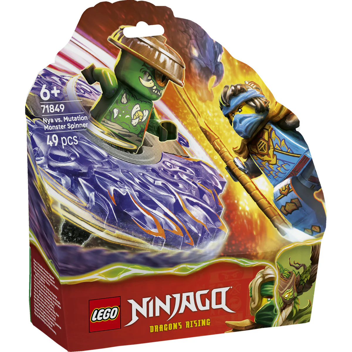 LEGO NINJAGO Nya vs. Mutation Monster Spinner 71849 - Image 2