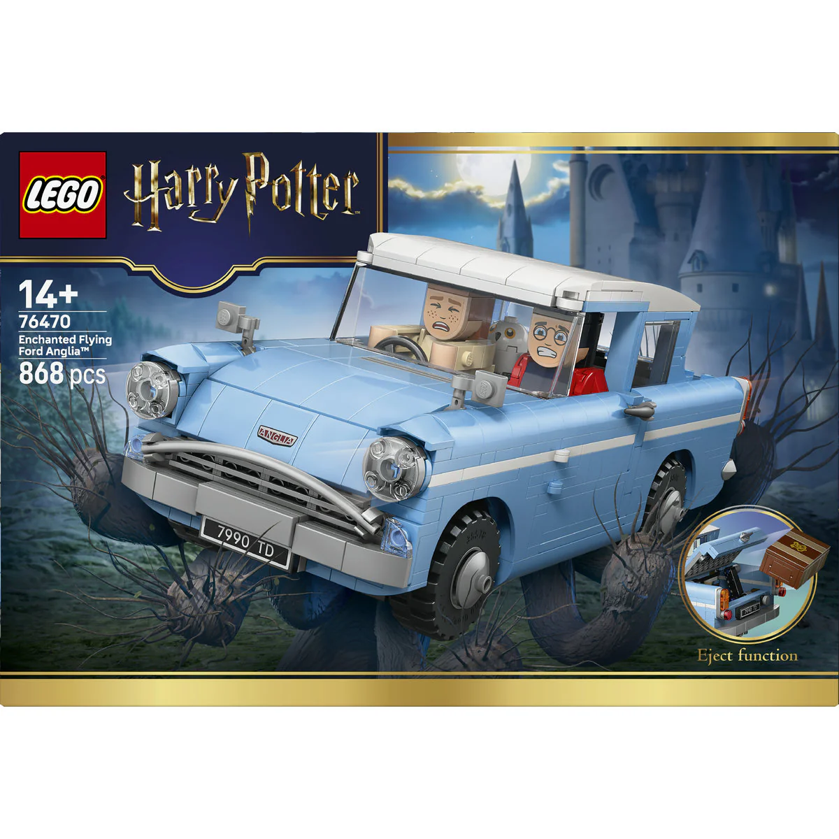 LEGO Harry Potter Enchanted Flying Ford Anglia Toy 76470 - Image 3