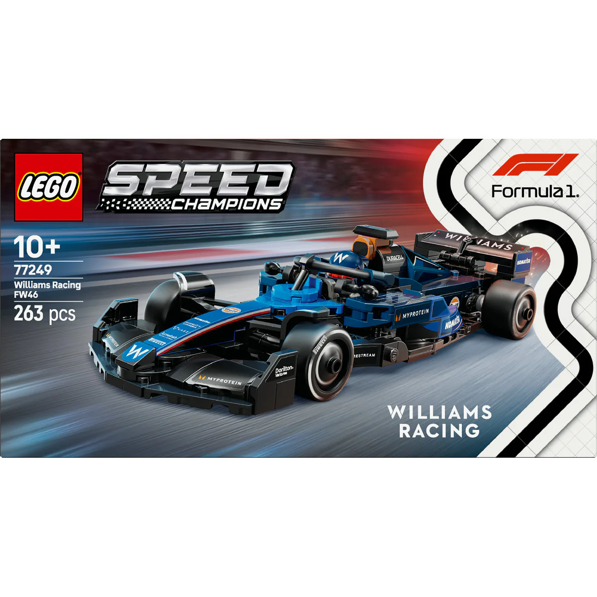 LEGO Speed Champions Williams Racing FW46 F1 Race Car 77249 - Image 2