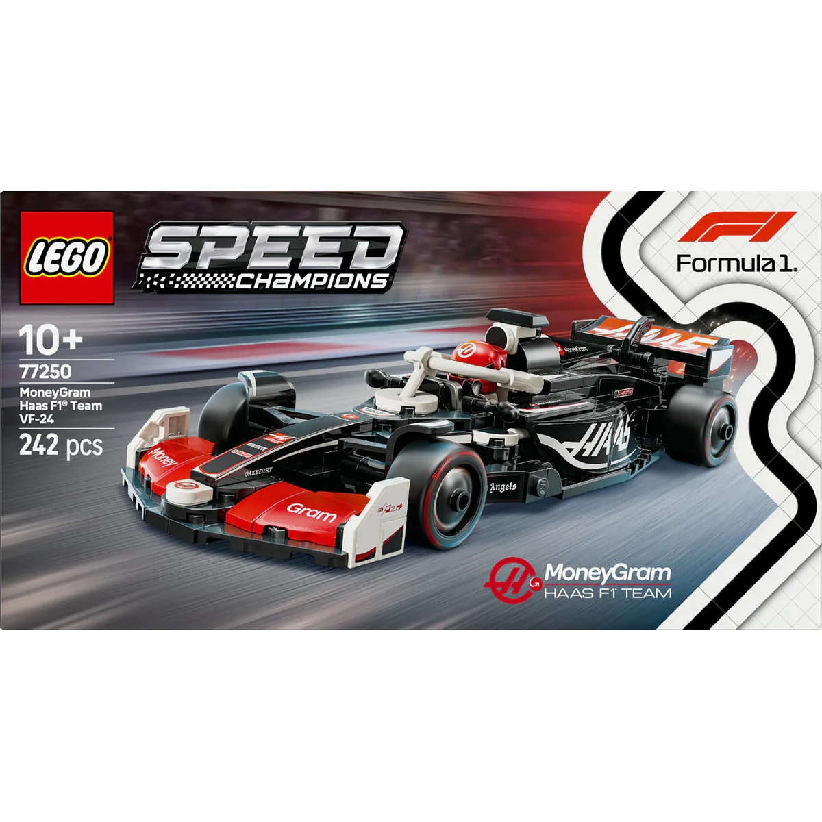 LEGO Speed Champions MoneyGram Haas F1 Team VF-24 Race Car 77250 - Image 2