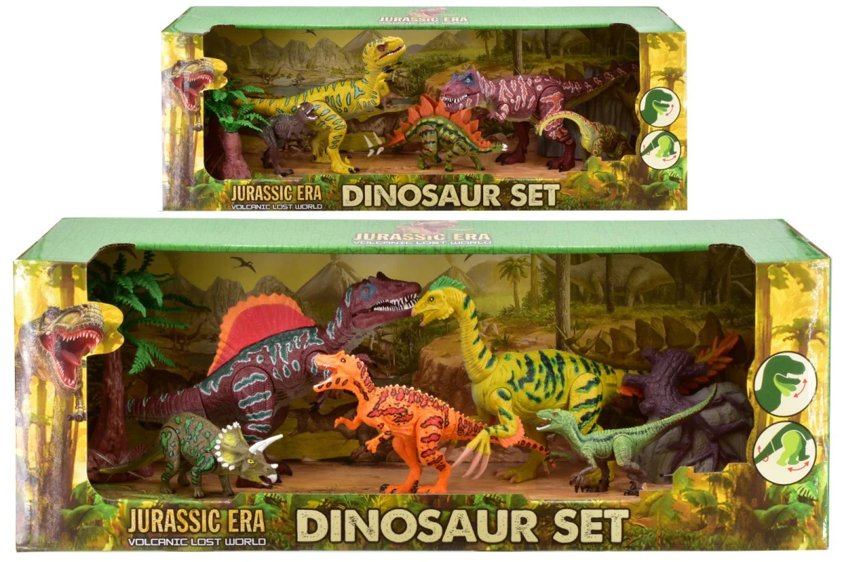 7pc Dinosaur Playset