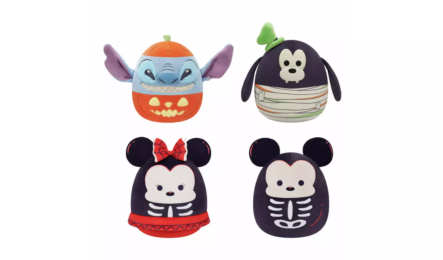 8" Squishmallows Disney Halloween Asst