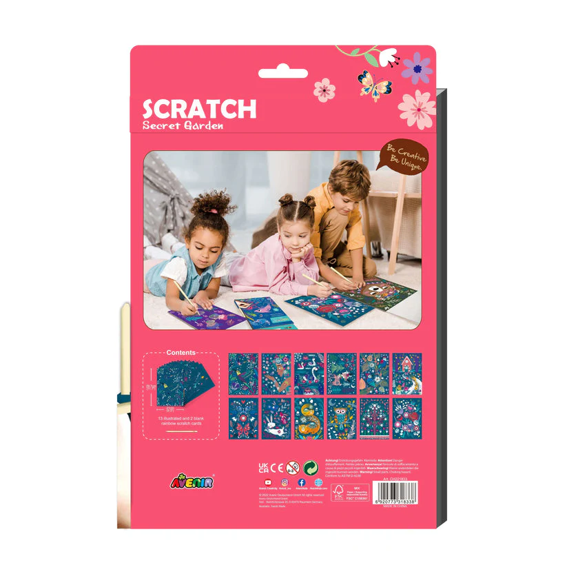 A4 Scratch Book Secret Garden - Image 6