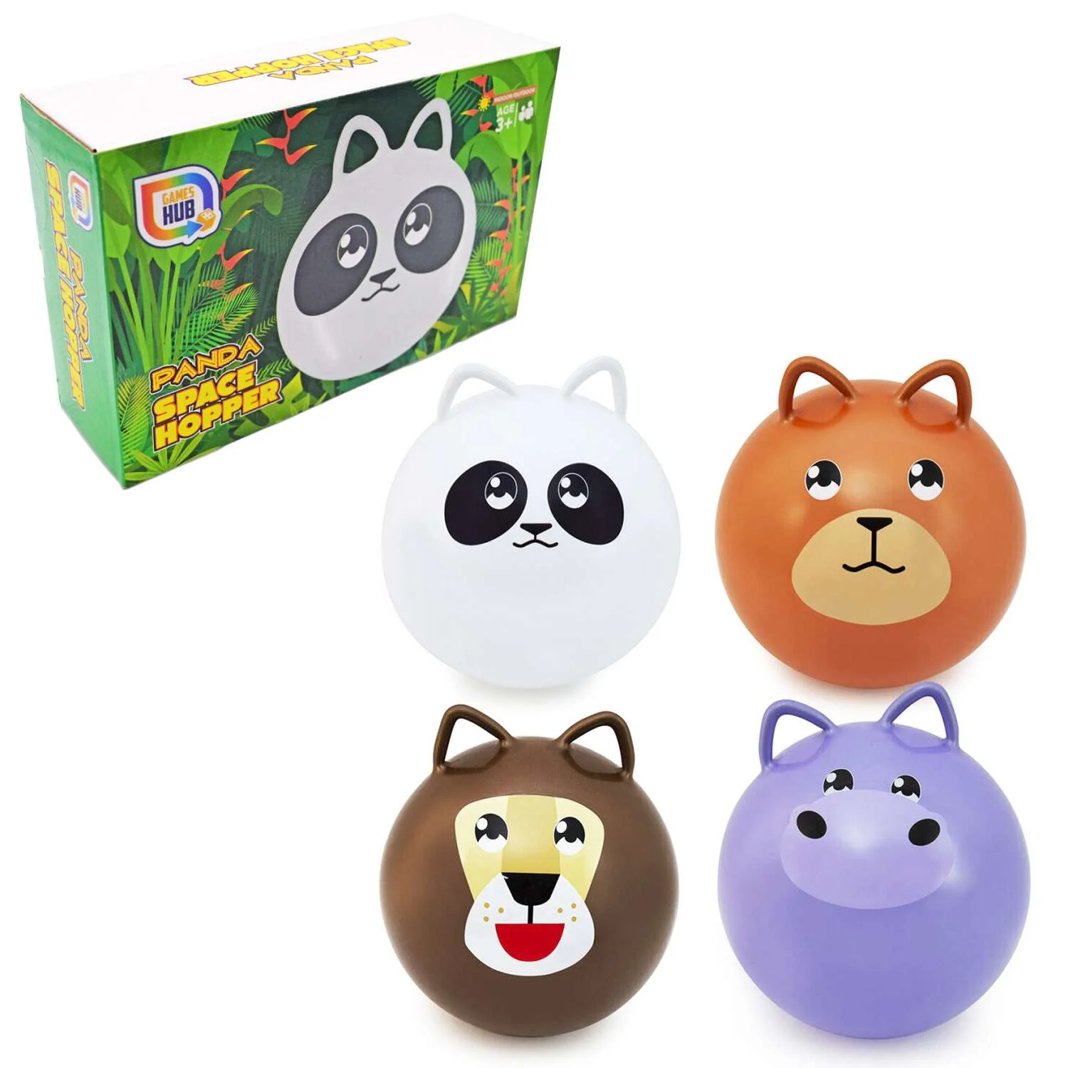 Animal Space Hoppers Asst