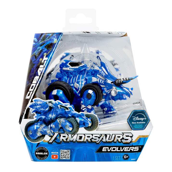 Armorsaurs Evolver Cobalt Transforming Dinosaur Figure