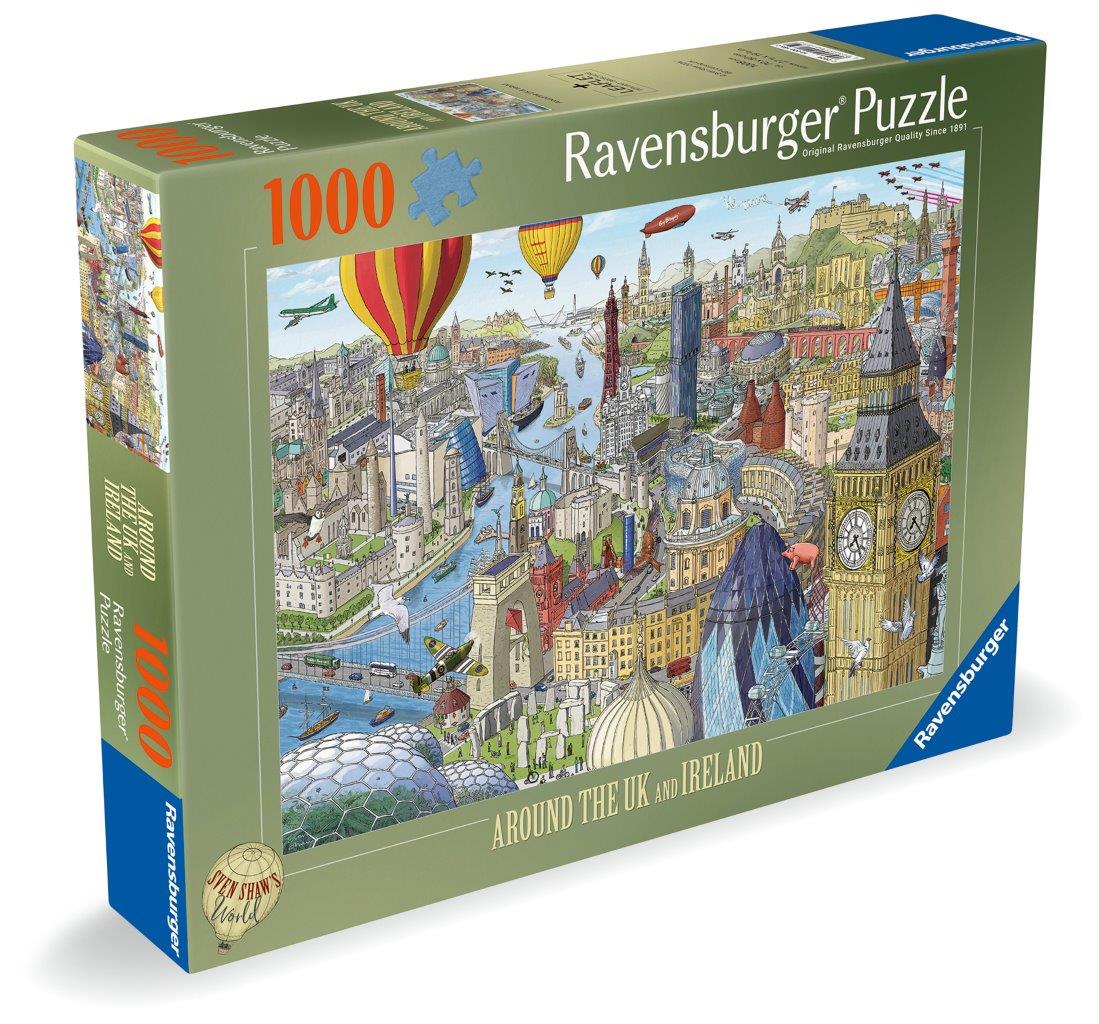 Ravensburger Around the British Isles 1000 Piece Jigsaw Puzzle