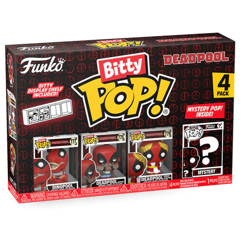 Funko Bitty POP! Deadpool 4 pack Asst - Image 2