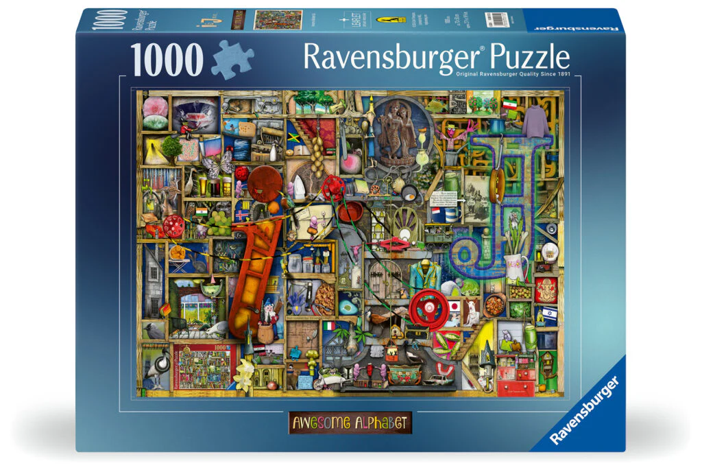 Ravensburger Awesome Alphabet I & J 1000 Piece Jigsaw Puzzle