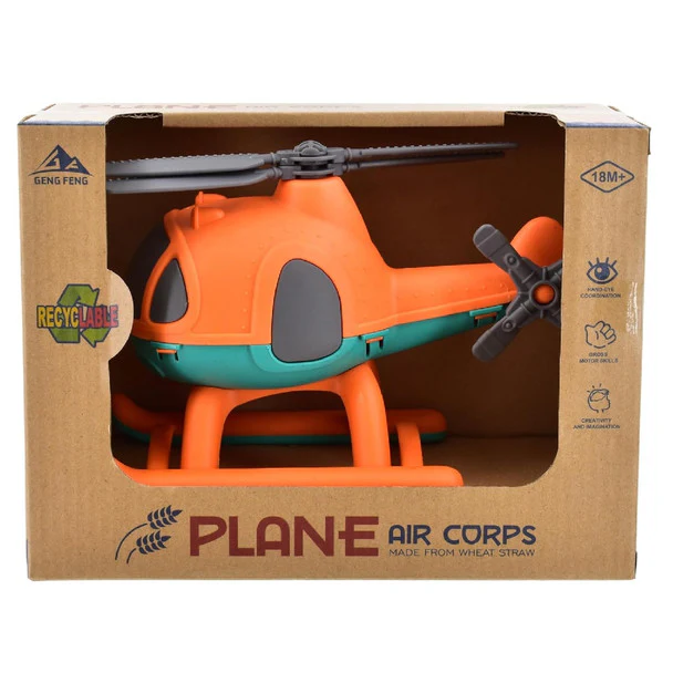 Bio Plastic Helicopter 19cm