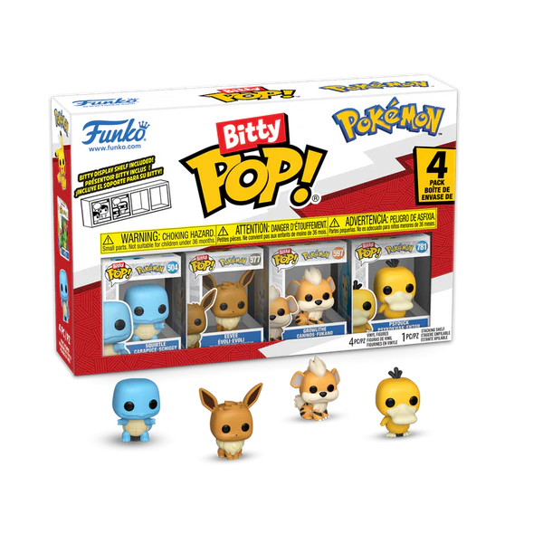 Funko Bitty POP! Pokemon Squirtle 4 Pack Series 4