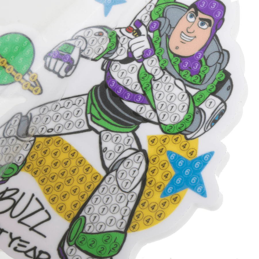 Buzz Lightyear Crystal Art Bag Charm - Image 3