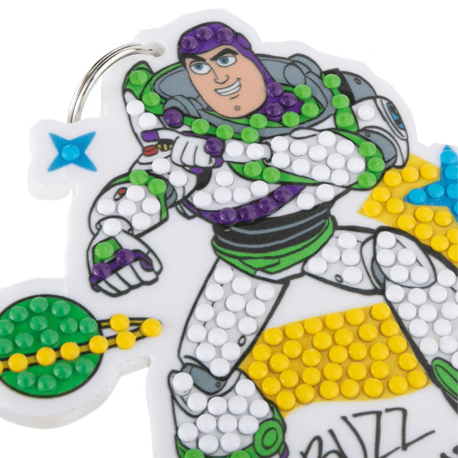 Buzz Lightyear Crystal Art Bag Charm - Image 4