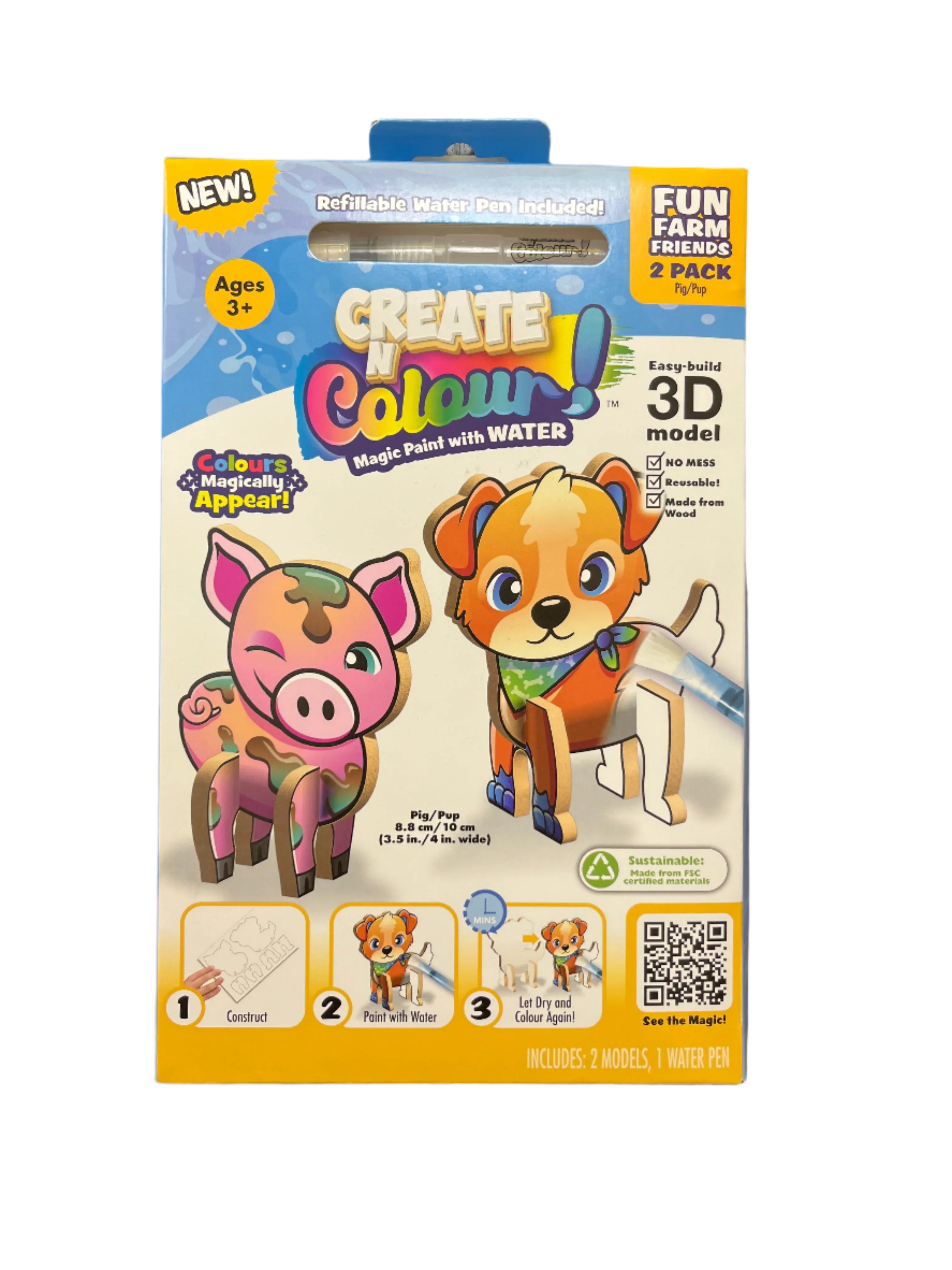 Create N Colour Pig & Pup