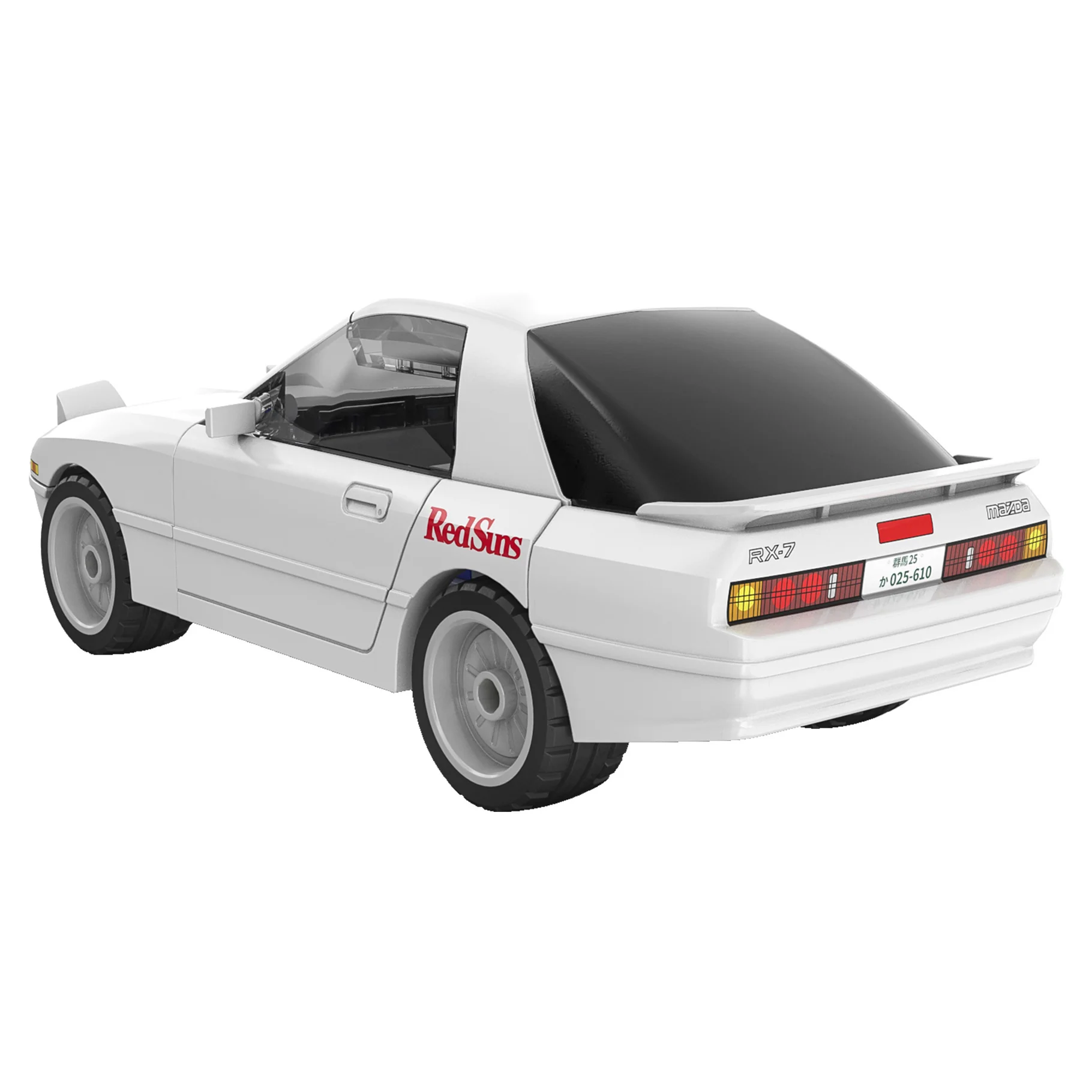 CaDA Mazda RX-7 FC3S Building Set 66 Pieces - Image 3