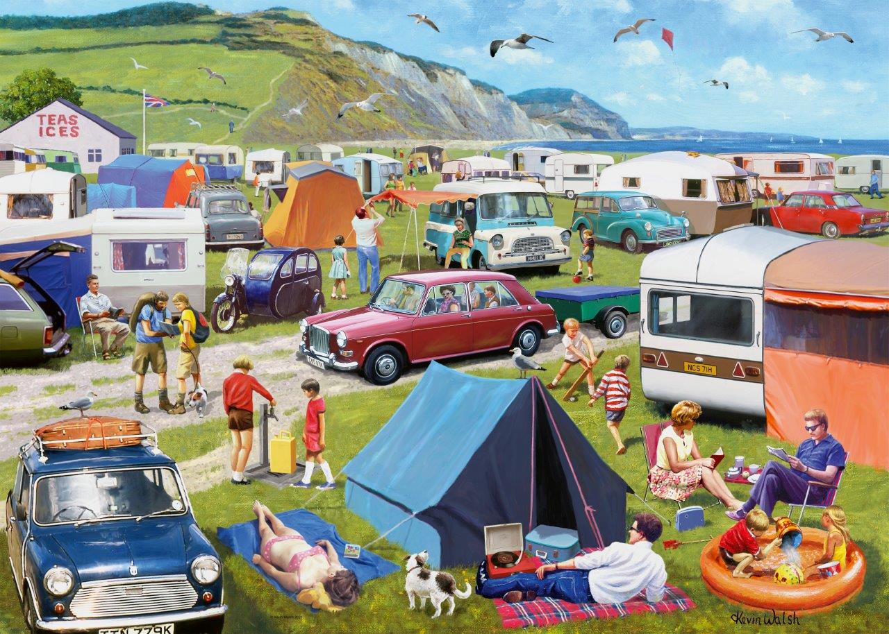 Ravensburger Camping & Caravanning 1000 Piece Jigsaw Puzzle - Image 2
