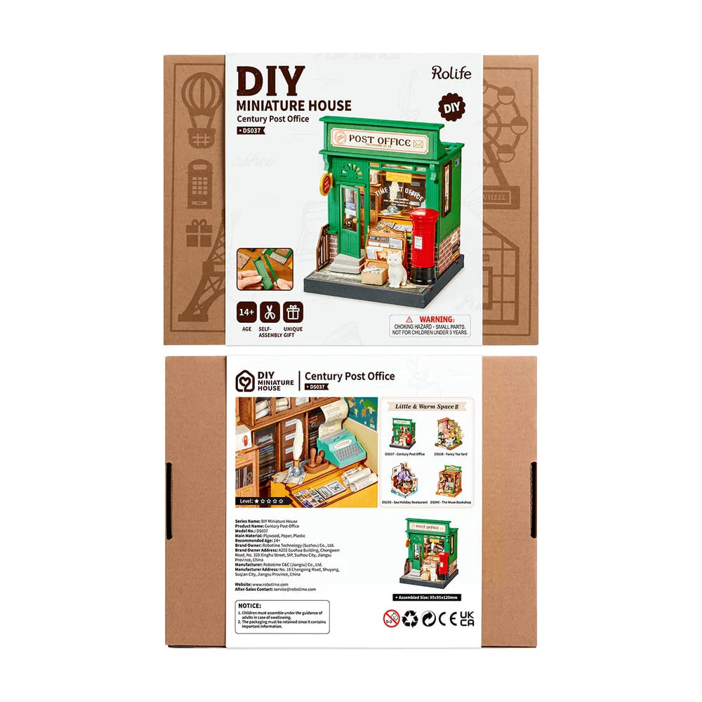 Rolife Century Post Office DIY Miniature House Kit - Image 2