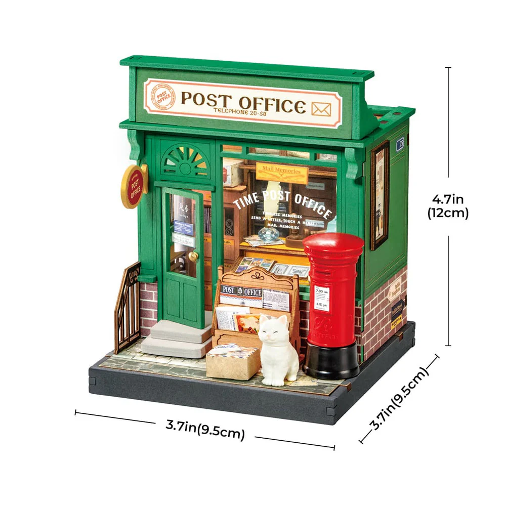 Rolife Century Post Office DIY Miniature House Kit - Image 3