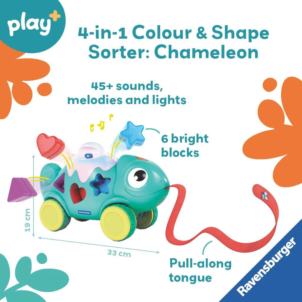 Colour and Shape Sorter Chameleon - Image 3