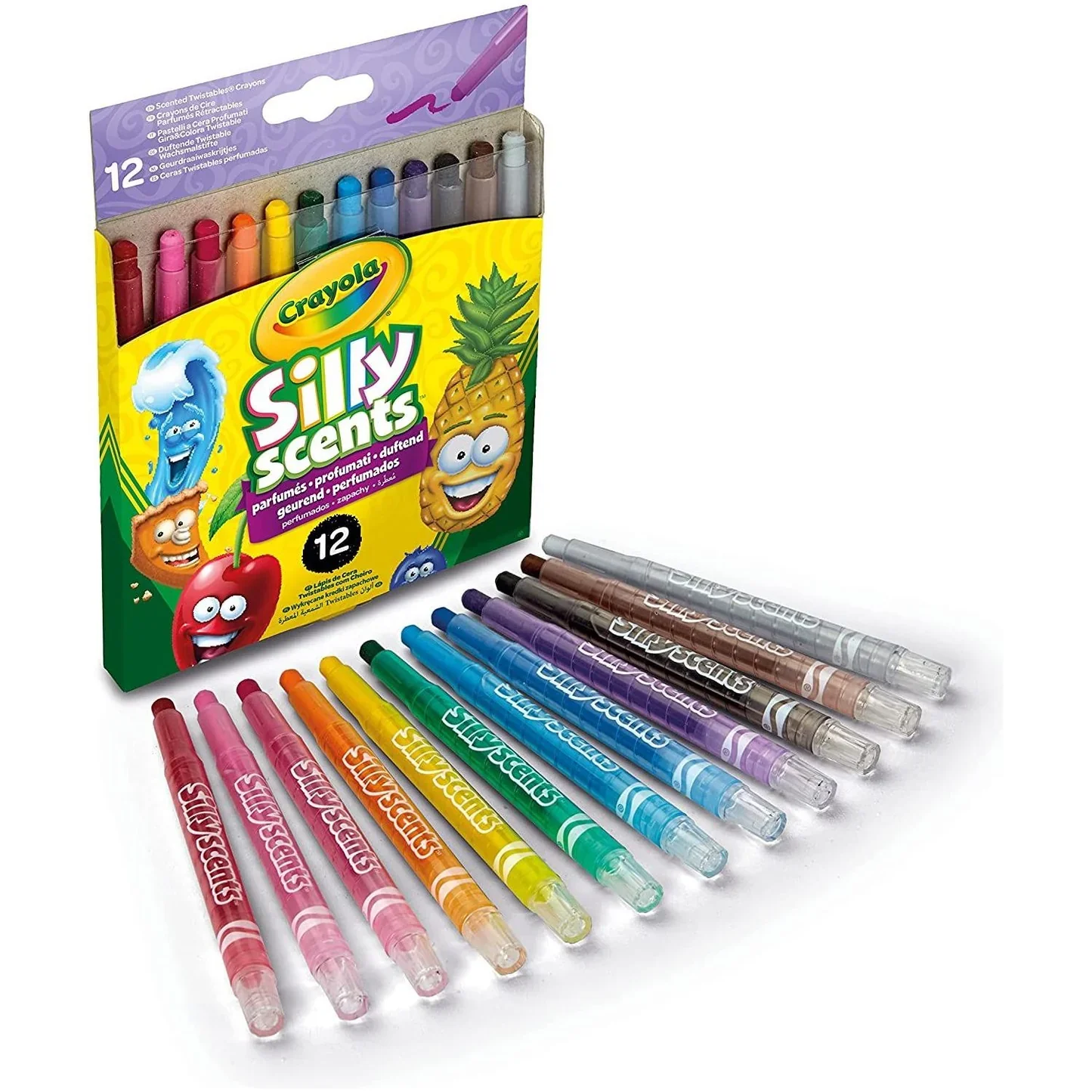 Crayola Silly Scents Mini Twistable Crayons 12 Pack - Image 2