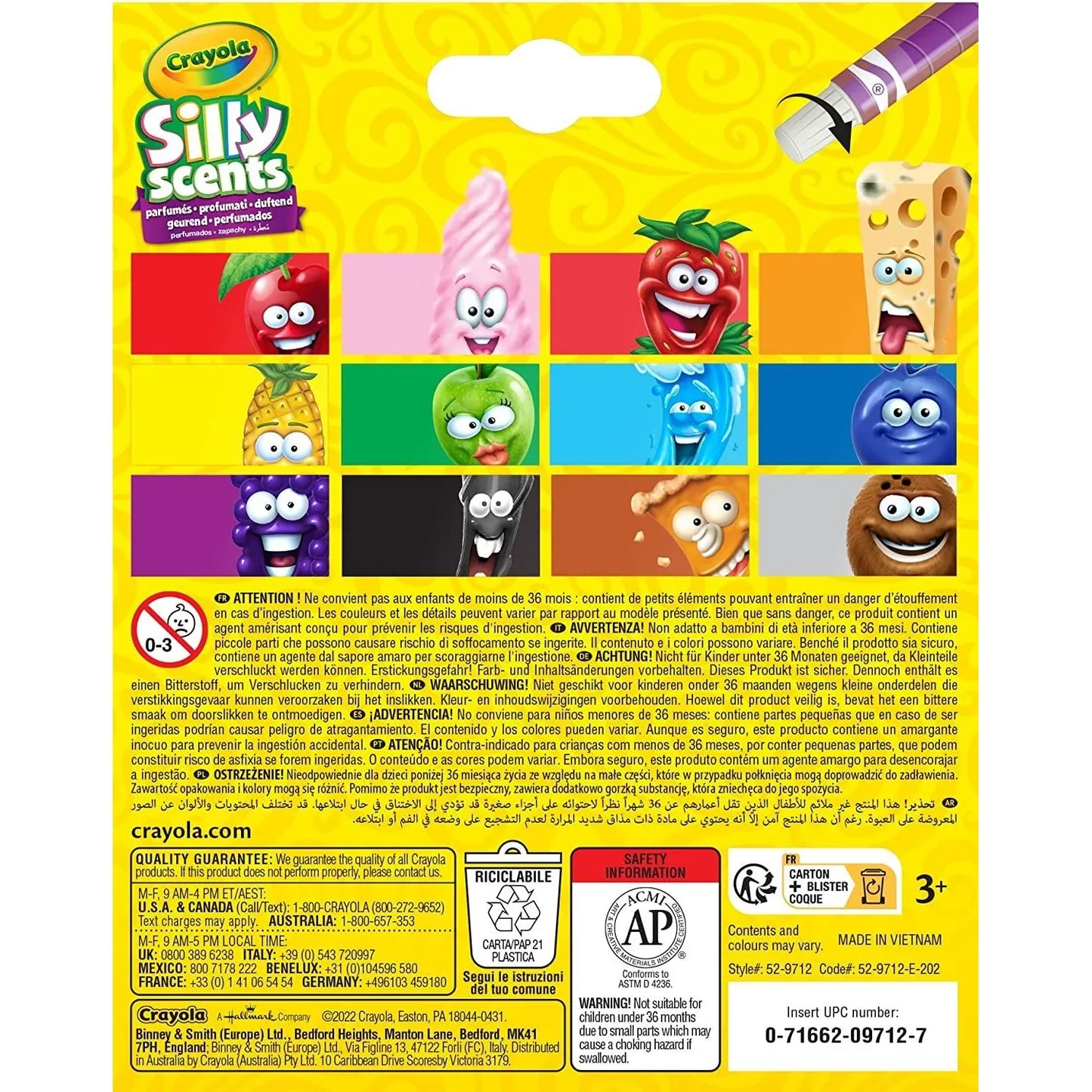 Crayola Silly Scents Mini Twistable Crayons 12 Pack - Image 3