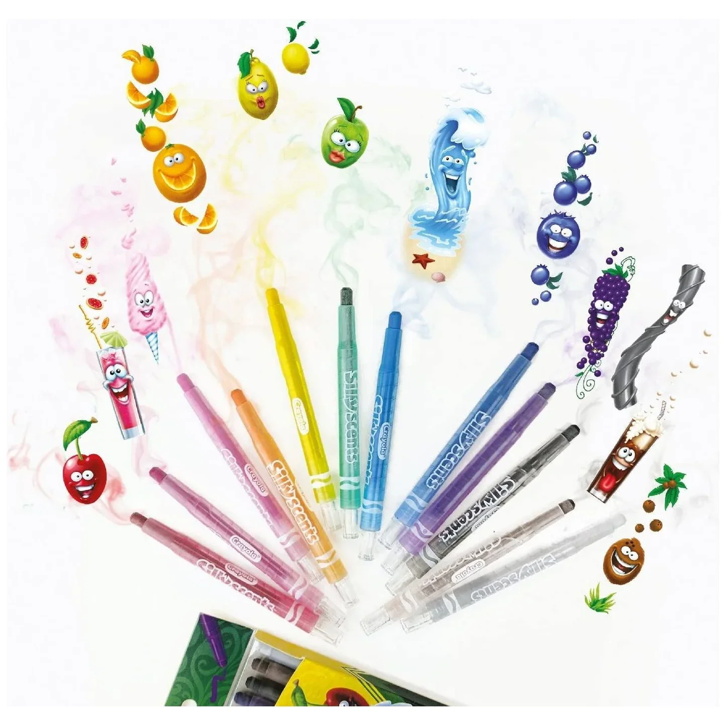 Crayola Silly Scents Mini Twistable Crayons 12 Pack - Image 4