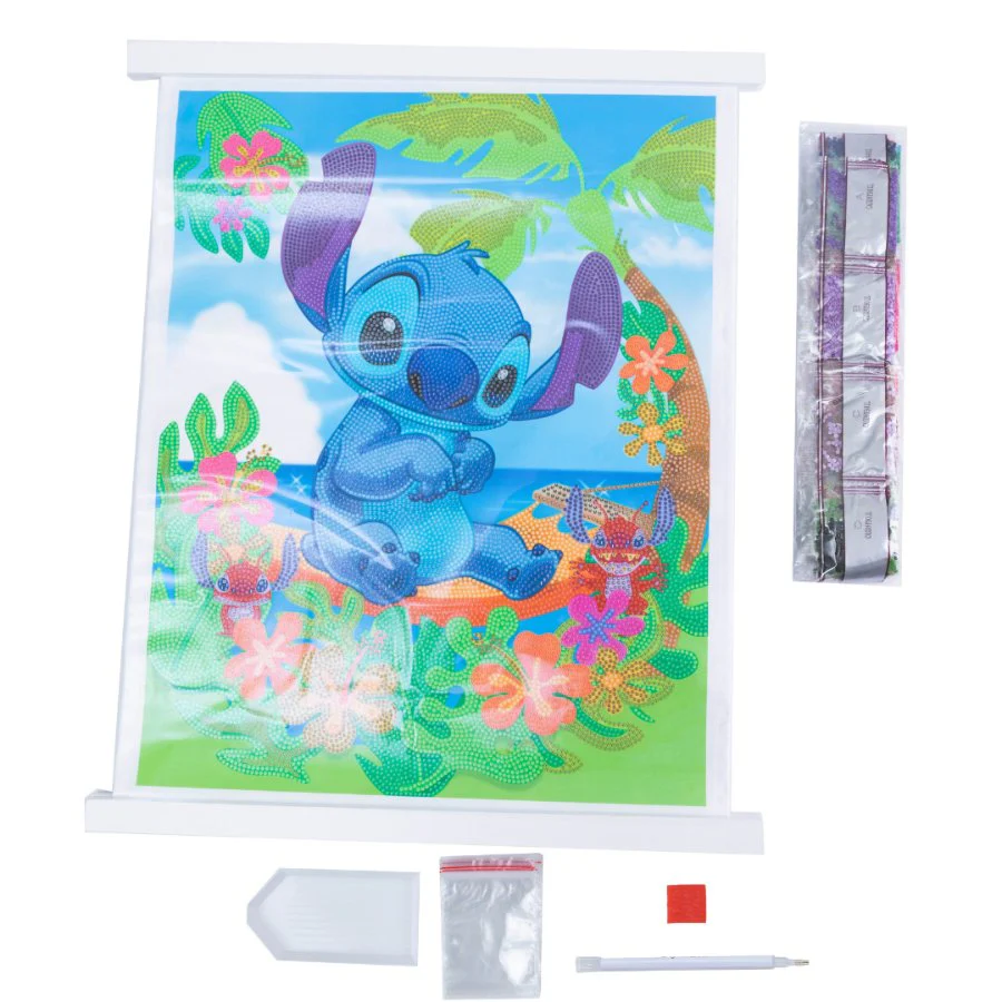 Disney Stitch, 35x45cm Crystal Art Scroll - Image 2