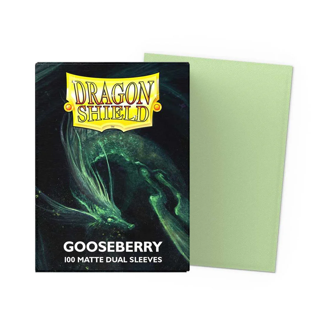 Dragon Shield Dual Matte Standard Sleeves 100pk - Gooseberry - Image 2