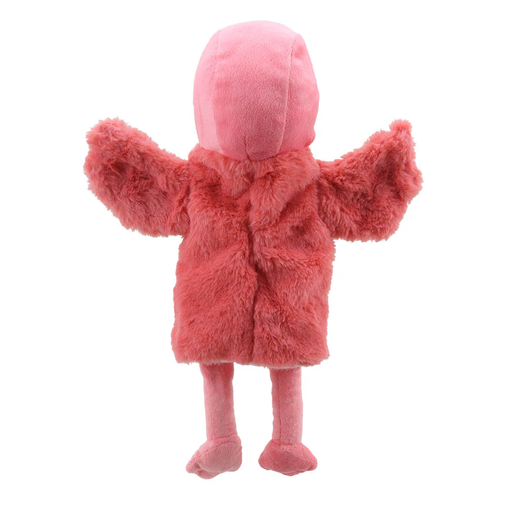 Eco Animal Buddies Flamingo Puppet - Image 4