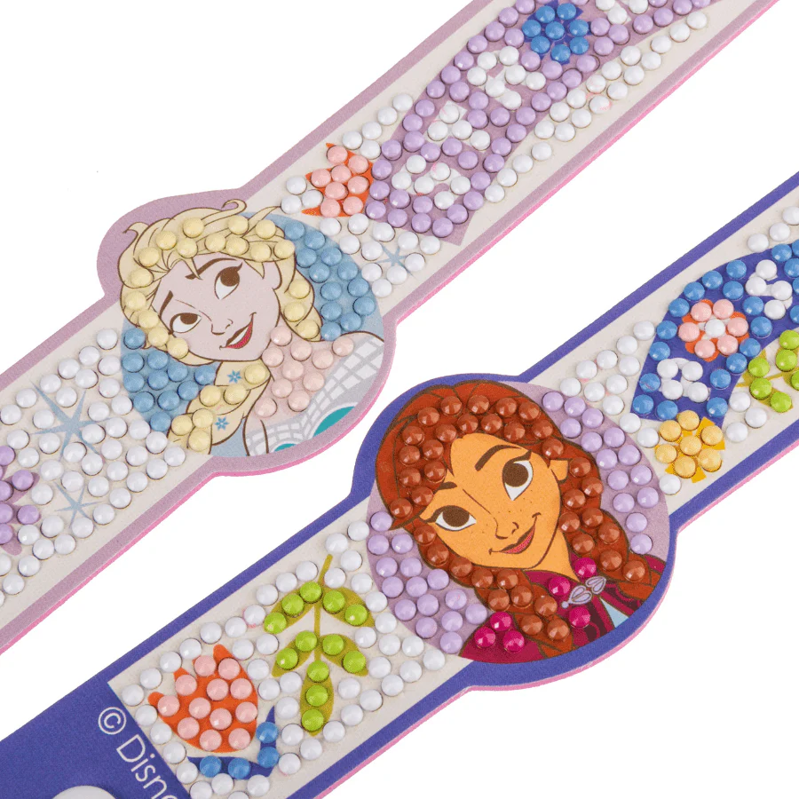 Elsa & Anna Crystal Art Friendship Bracelet - Image 3