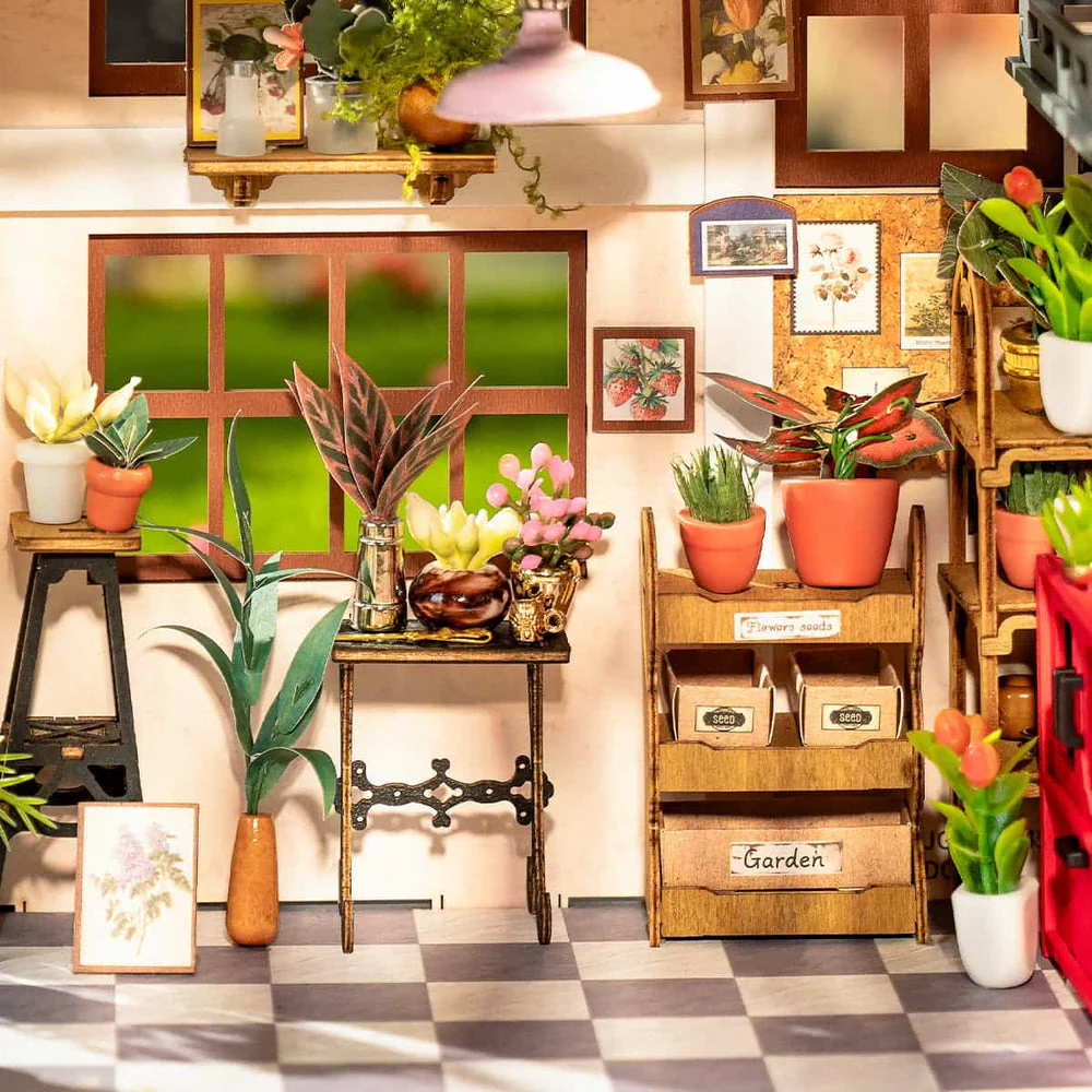 Rolife Emily's Flower Shop DIY Miniature House Kit - Image 4