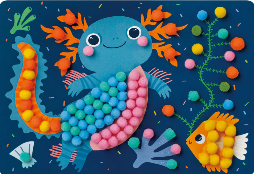 Everyday Craft Pom Pom Art Axolotl - Image 4