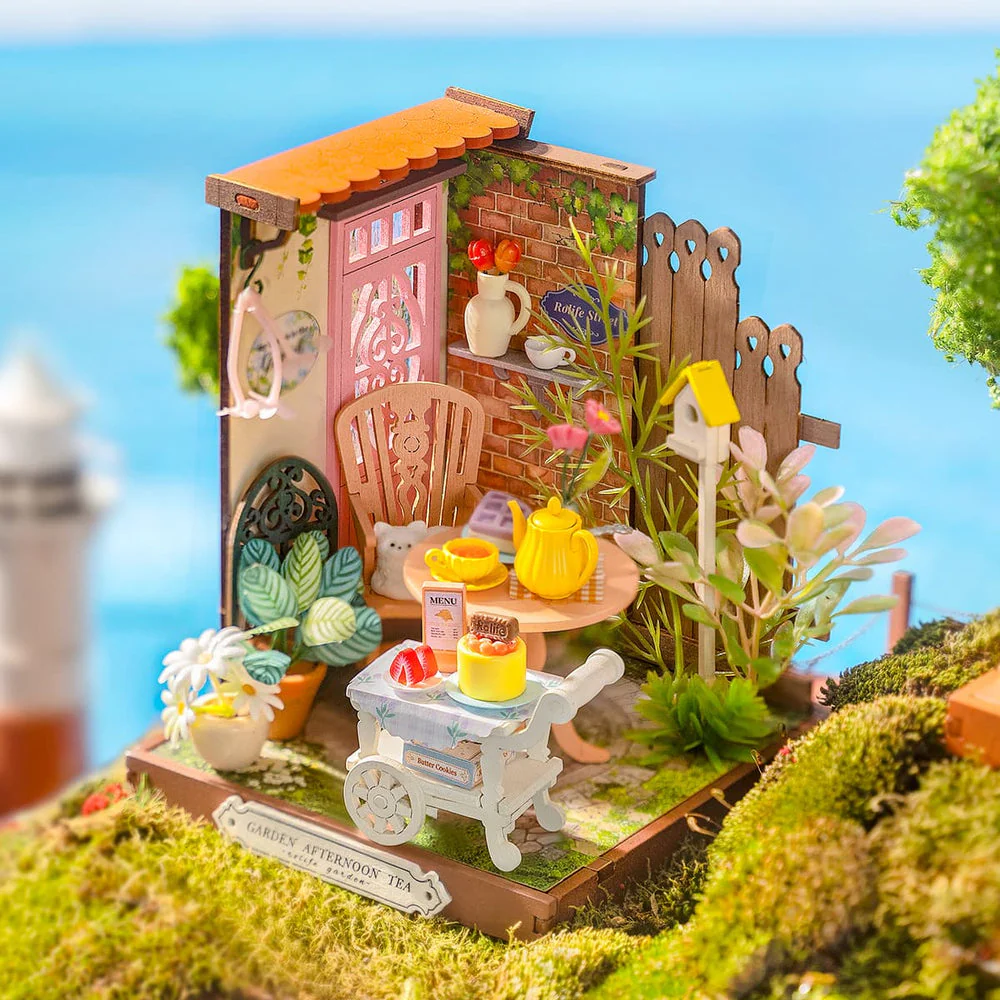 Rolife Fancy Tea Yard DIY Miniature House Kit - Image 3