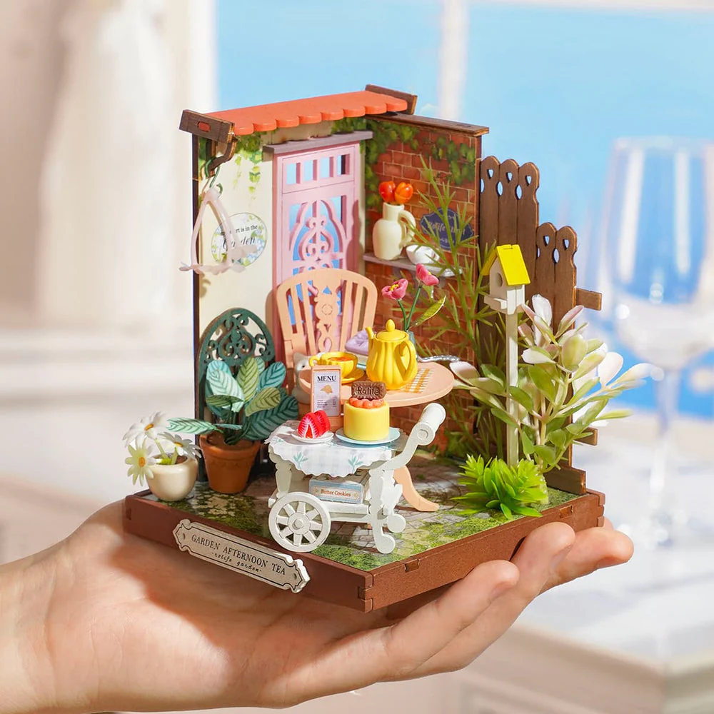 Rolife Fancy Tea Yard DIY Miniature House Kit - Image 4