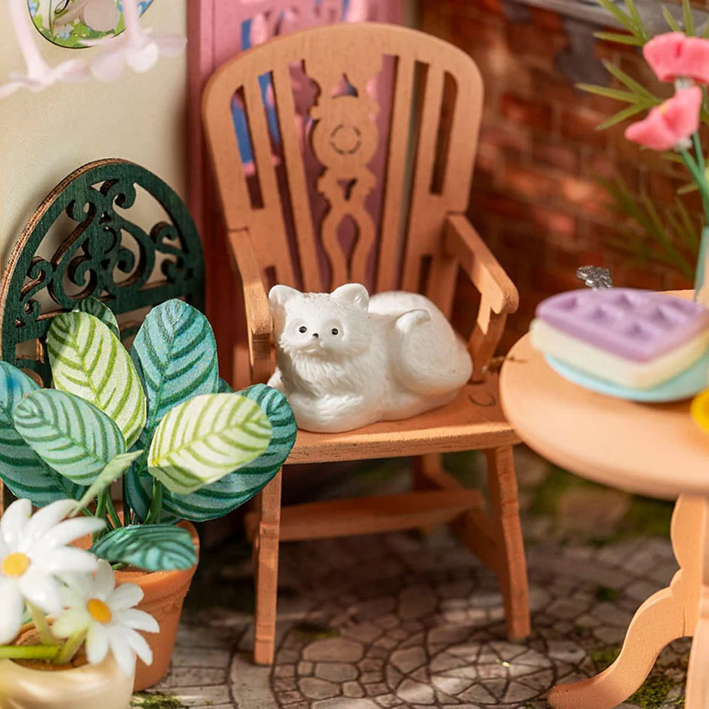 Rolife Fancy Tea Yard DIY Miniature House Kit - Image 5