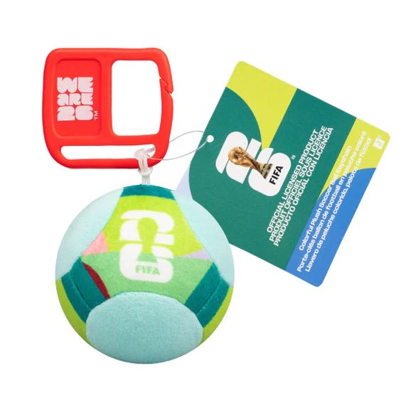 FIFA 3" Plush Soccer Ball Keychain Asst - Image 3