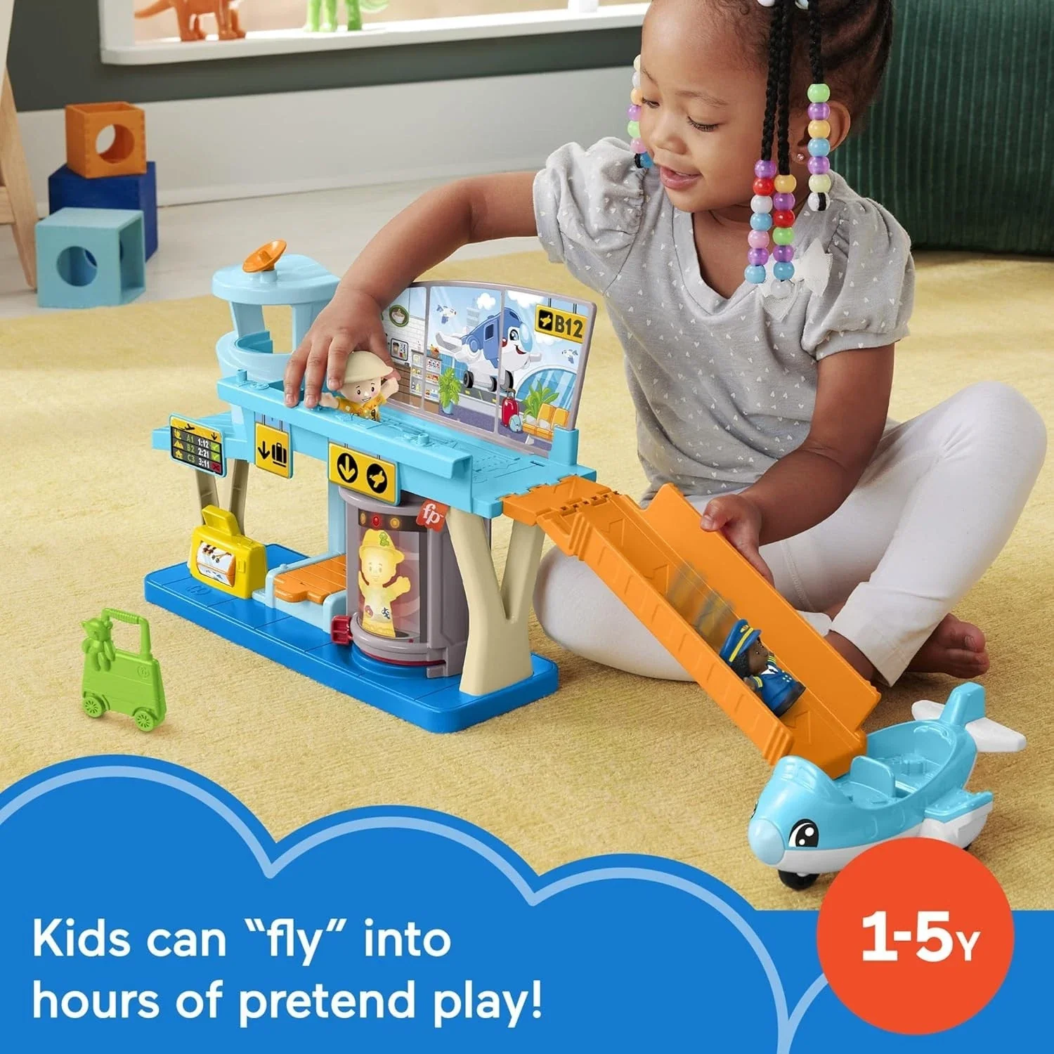 Fisher Price Little People Everday Adventures Airport - Image 3