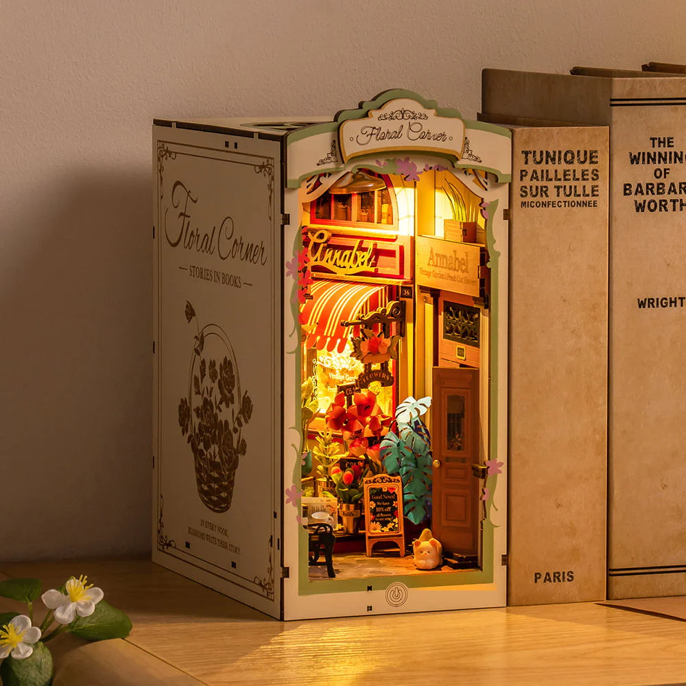 Rolife Floral Corner DIY Book Nook Kit - Image 4
