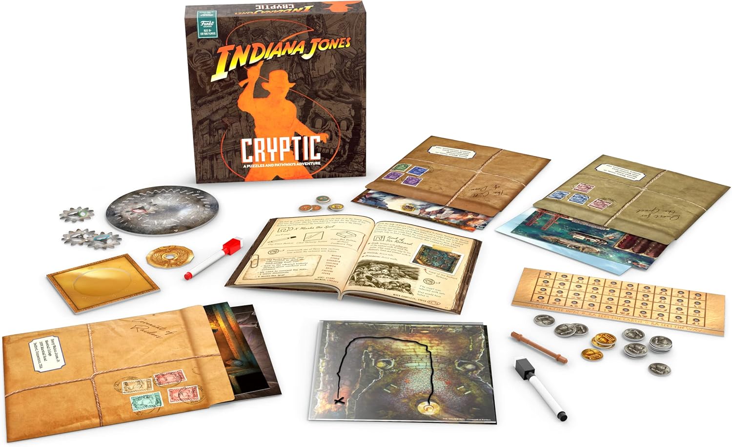 Funko Games: Indiana Jones Cryptic Board Game - Image 2