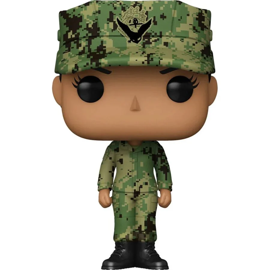 Funko Pop! Military: American Navy Sailor Female Brown Hair - Image 2