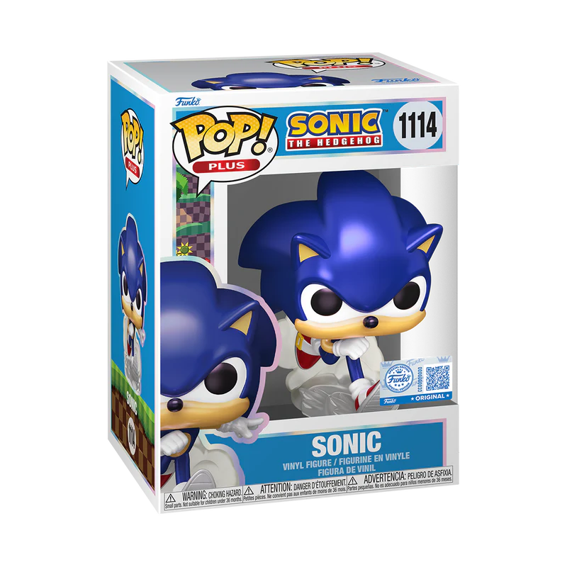 Funko POP! Plus: Sonic the Hedgehog - Sonic (Pearlescent)