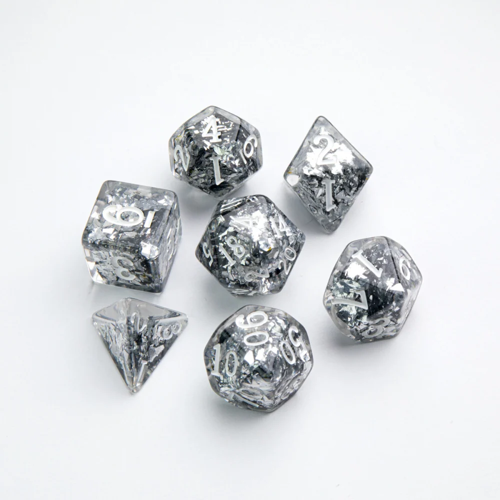Gamegenic Candy-like  Series - Blackberry - RPG Dice Set (7pcs) Black - Image 2