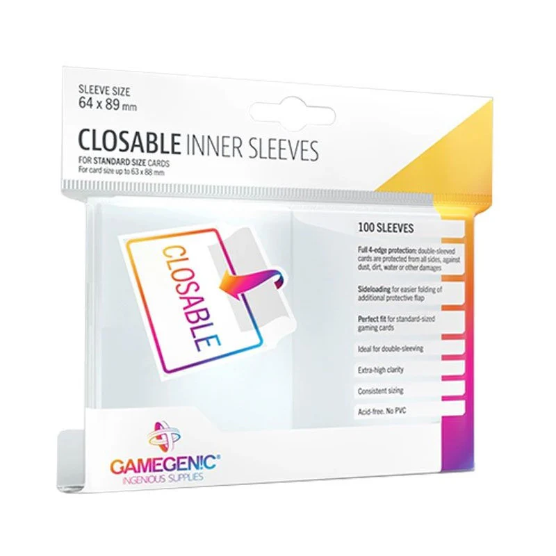Gamegenic Closable Inner Sleeves